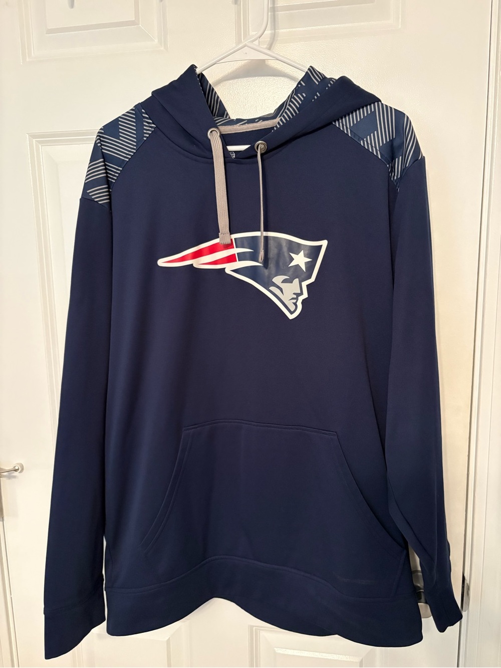 Majestic Navy Hooded Patriots Pullover